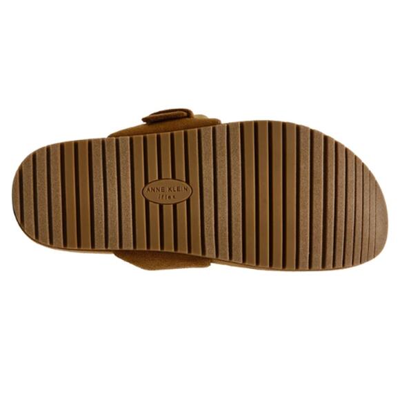 Anne Klein Dori Sandals in Brown Suede New in Box Size 8.5 - Picture 5 of 8